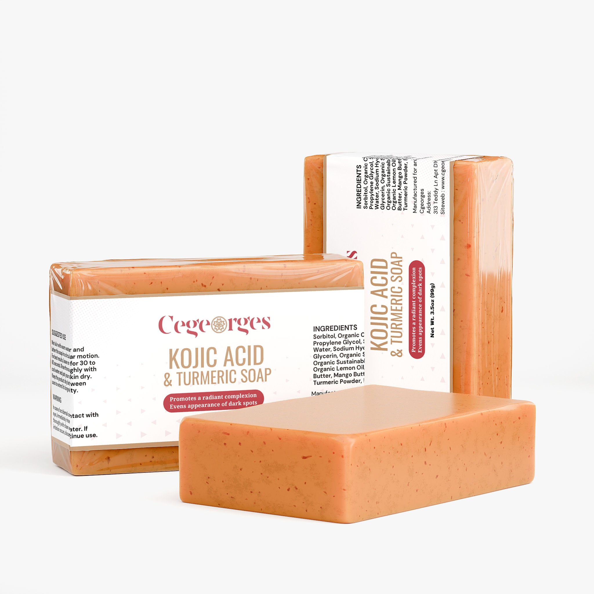 Kojic Acid & Turmeric Soap