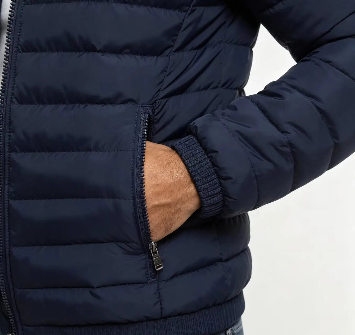 Men's Premium Quilted Hooded Winter Jacket