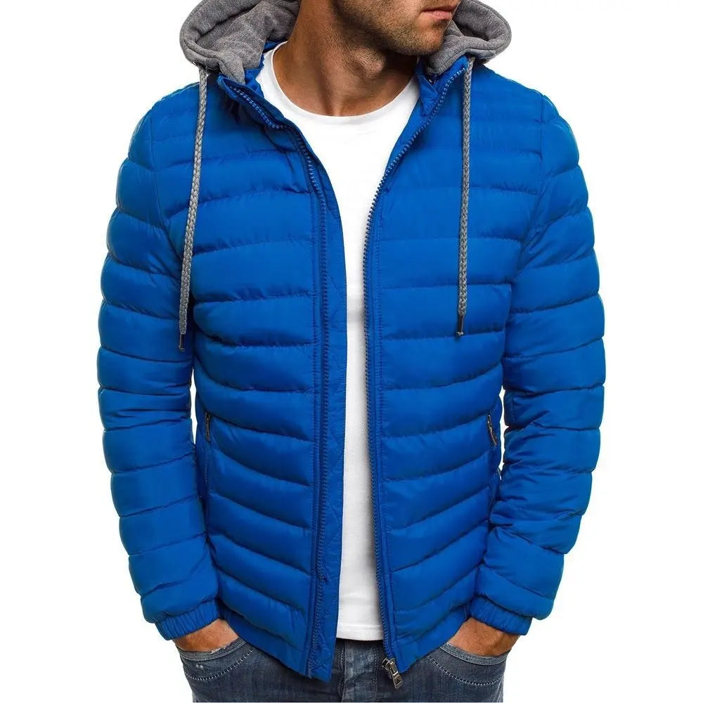 Men's Premium Quilted Hooded Winter Jacket